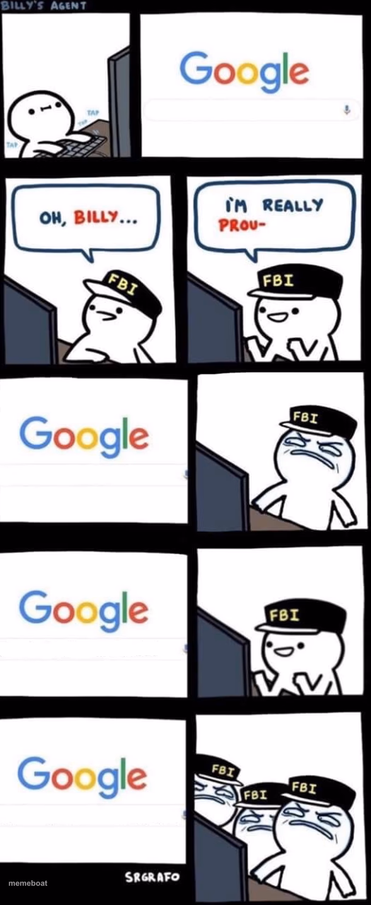Billy’s FBI Agent - meme generator image preview
