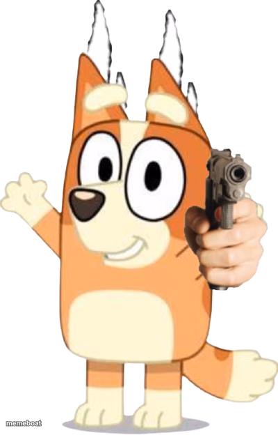 Bingo has a Gun - meme generator image preview