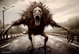 Bird in road