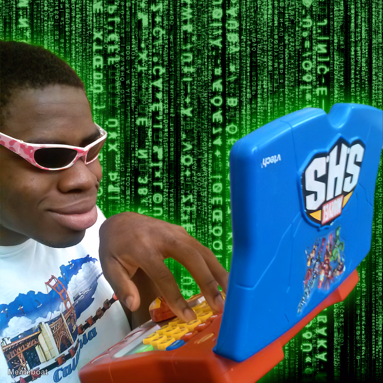 Black Guy Hacking - meme generator image preview