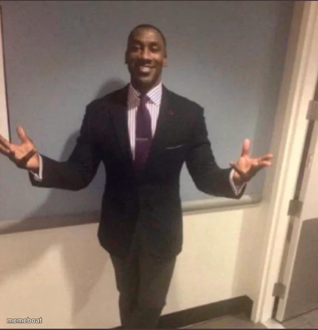 black guy in suit - meme generator image preview