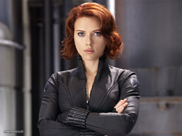 Black Widow - Not Impressed - meme generator image preview