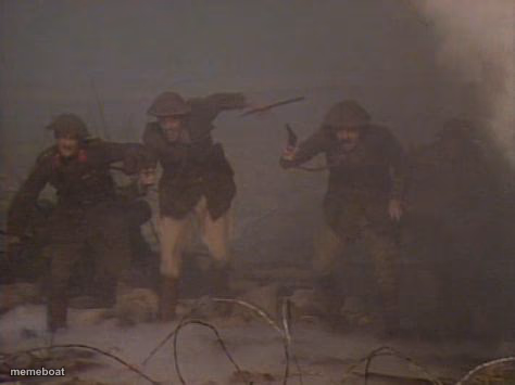 Blackadder Goes Forth (Over the top) - meme generator image preview