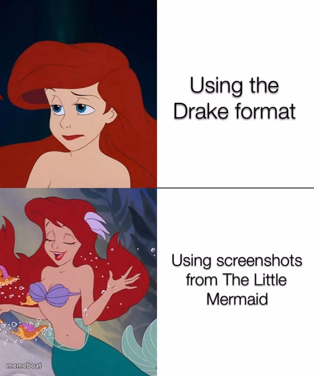 blank ariel meme - meme generator image preview