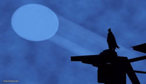 Batman Signal Silhouette - meme generator image preview