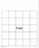 Blank Bingo