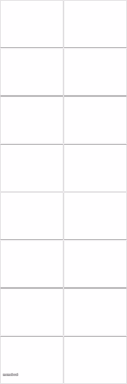 Blank Comic Panel 2x8 - meme generator image preview