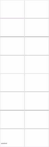 Blank Comic Panel 2x8