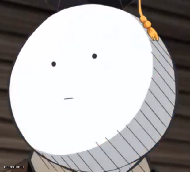 Blank Face Koro-Sensei - meme generator image preview
