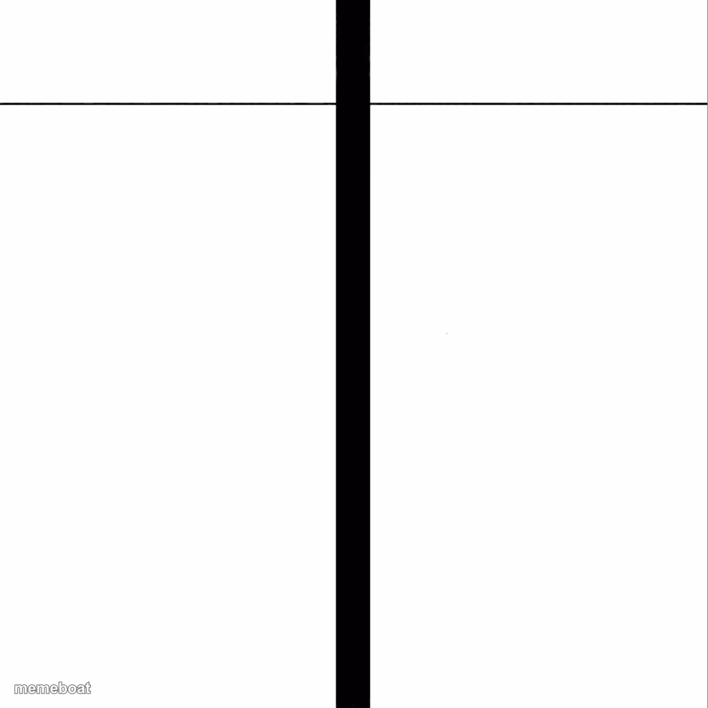 Blank meme separator - meme generator image preview