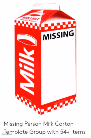 Blank Milk Carton