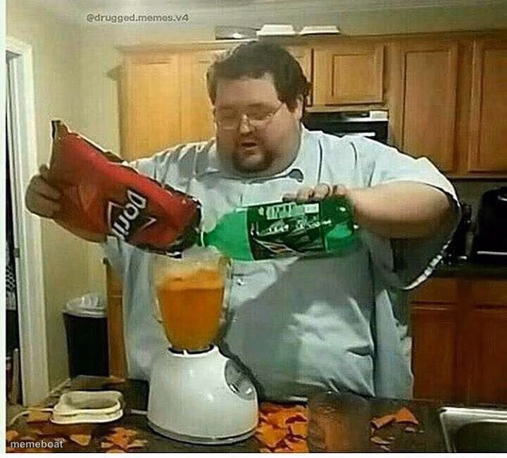 blender man man with blender - meme generator image preview