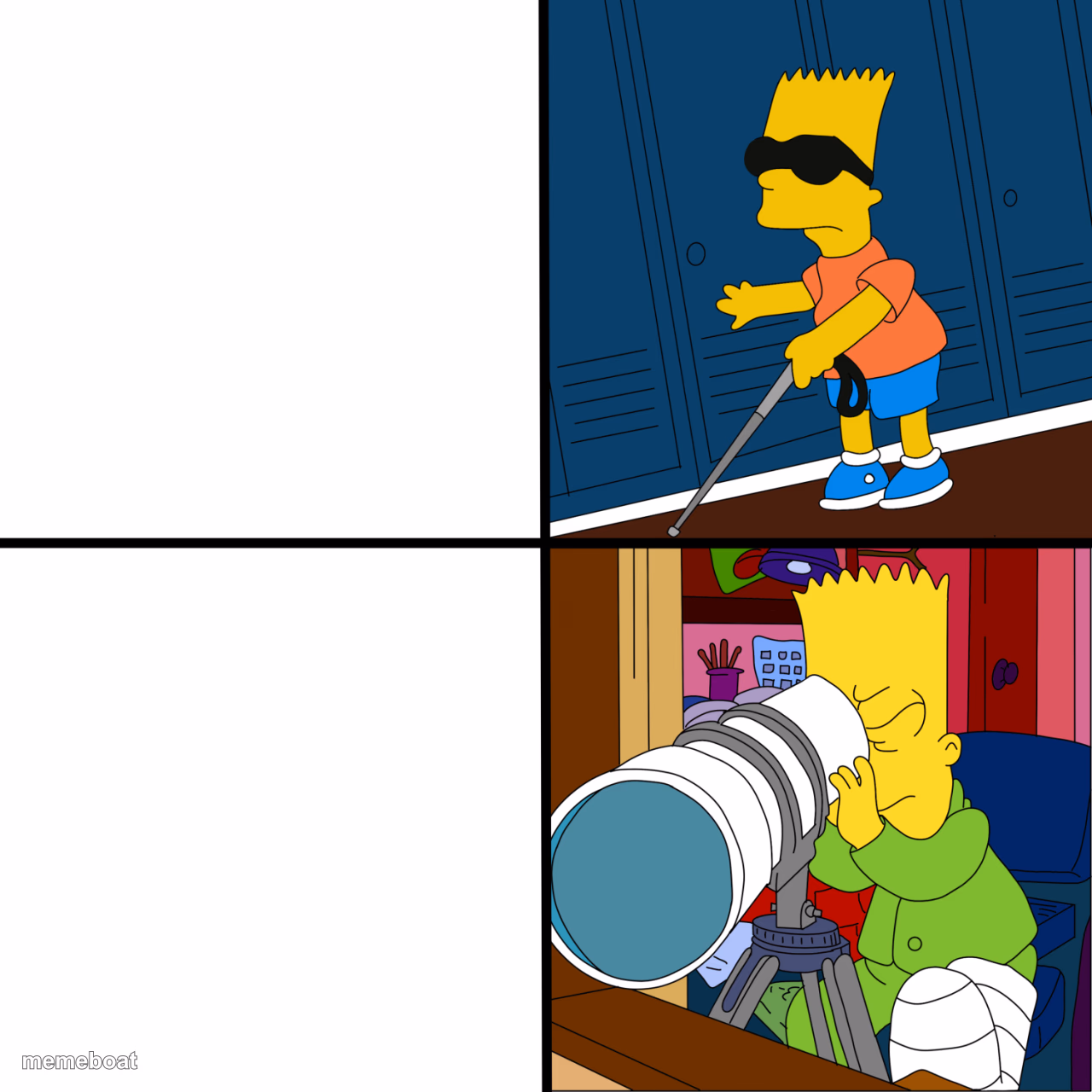 Blind Bart - meme generator image preview