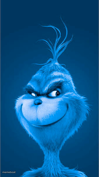 Blue Grinch - meme generator image preview