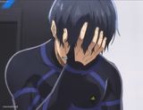 Blue Lock Isagi Facepalm