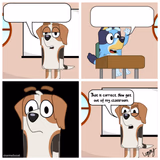 Bluey at school