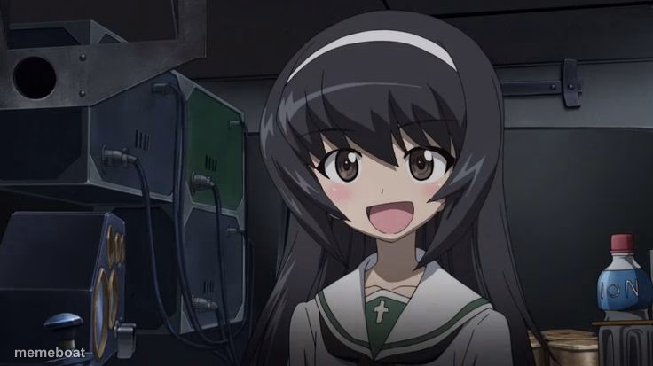 Blushing Mako Reizei - meme generator image preview