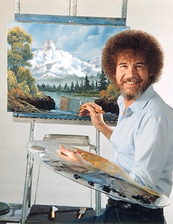 Bob Ross Meme - meme generator image preview