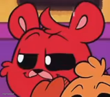 Bobby Bearhug's smug face