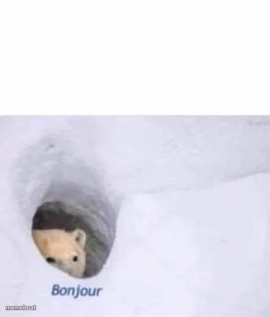 Bonjour - meme generator image preview