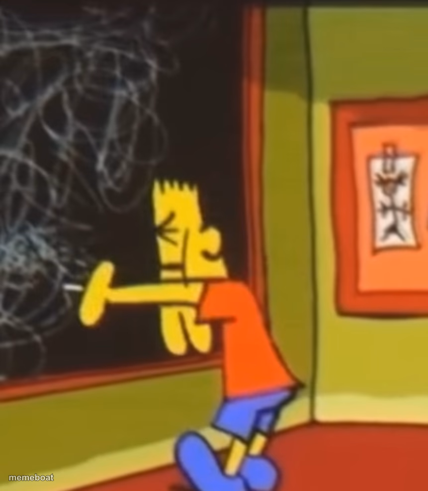 Bootleg Bart Simpson - meme generator image preview