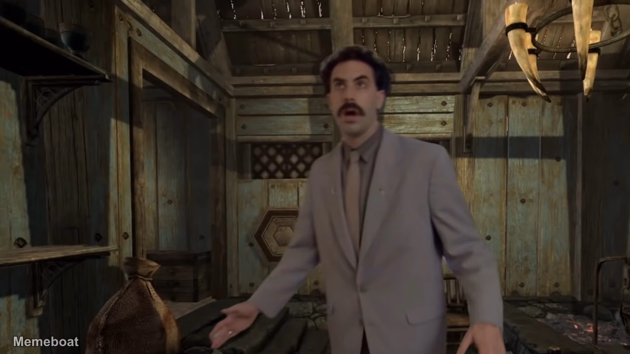 Borat Visits Places - meme generator image preview