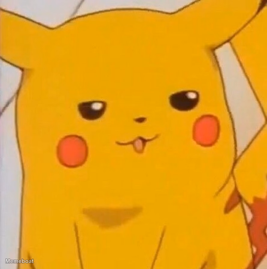Bored Pikachu - meme generator image preview