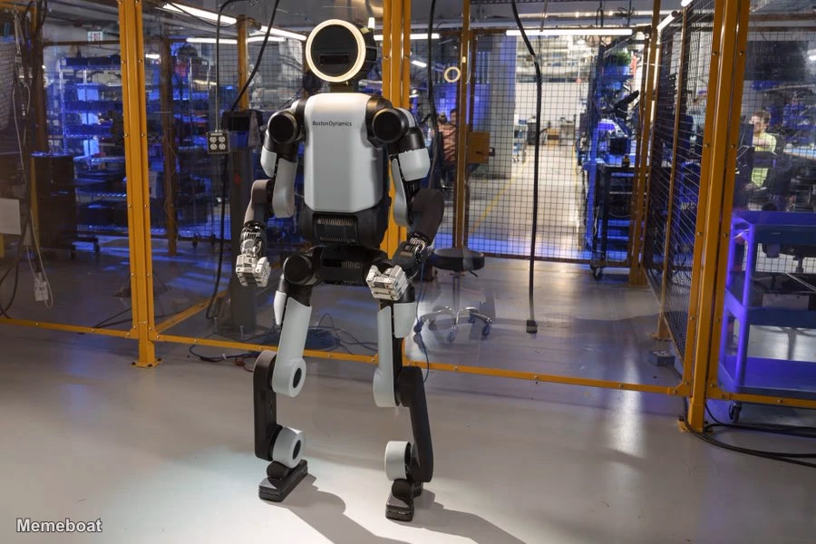 Boston Dynamics Humanoid Robot "Atlas" Aurafarming - meme generator image preview