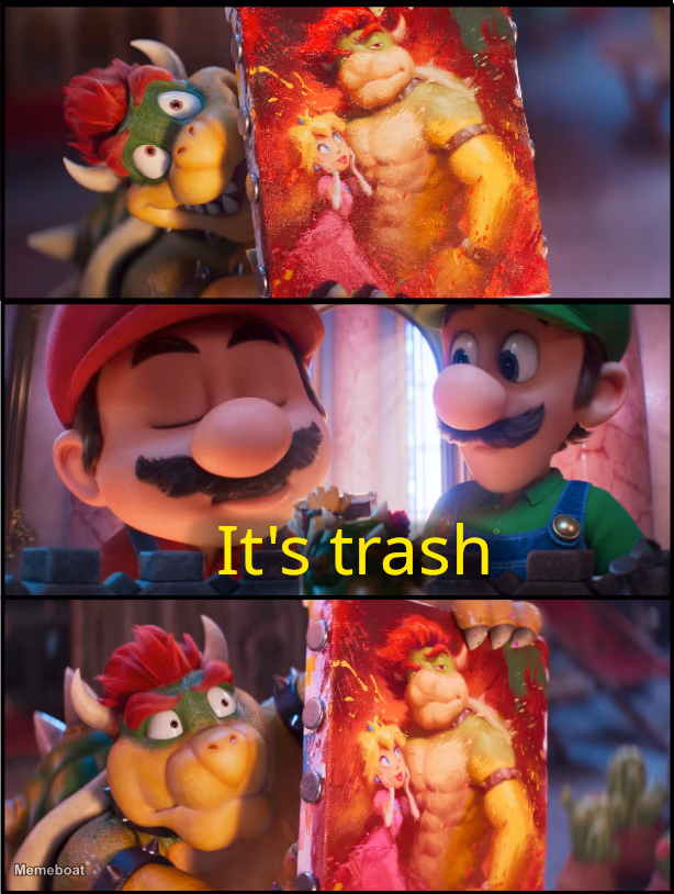 Bowser Painting Review - meme generator image preview