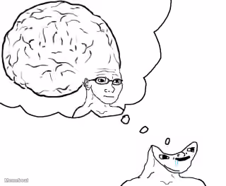 Brainlet Wojak Dream