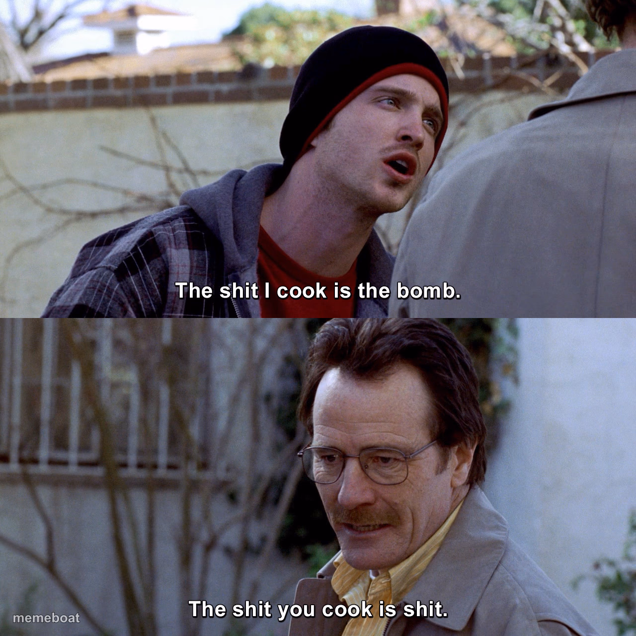 breaking bad The shit I cook is the bomb - meme generator image preview