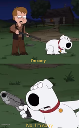 Brian says: I'm sorry
