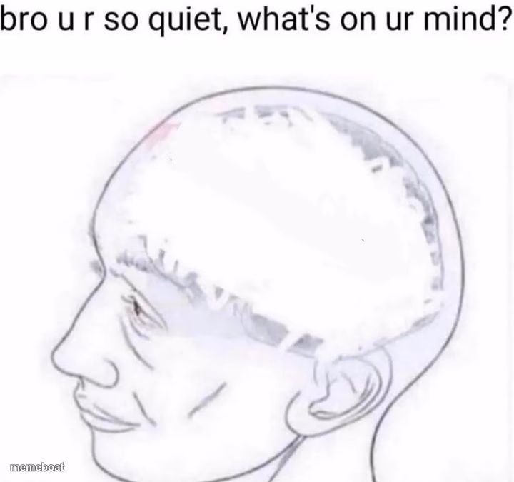 Bro you're so quiet - meme generator image preview