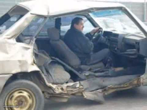 Broken car driving - meme generator image preview