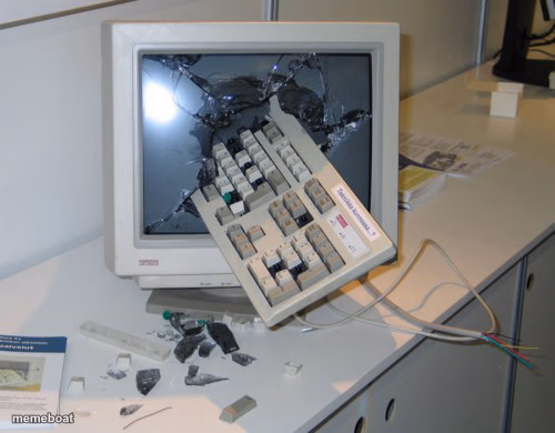 Broken computer - meme generator image preview