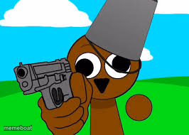 Brud with a gun - meme generator image preview