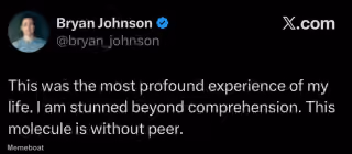 Bryan Johnson "This Was the Most Profound Experience of My Life"