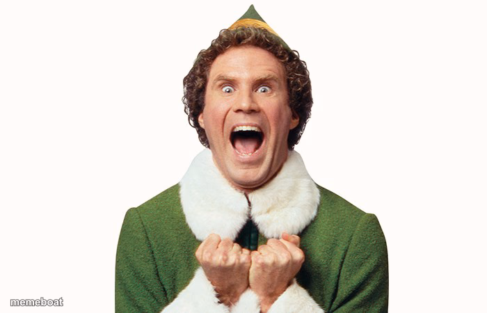 Buddy the elf excited - meme generator image preview