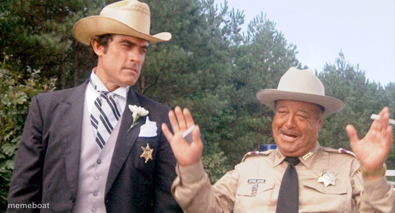 Buford T Justice and Junior - meme generator image preview