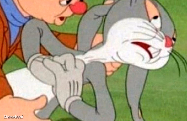 Bugs Bunny Sweating - meme generator image preview