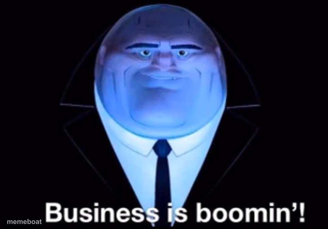 Business is boomin’! Kingpin - meme generator image preview