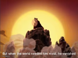 But when the world needed him most, he vanished