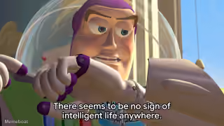 Buzz Lightyear No Intelligent Life