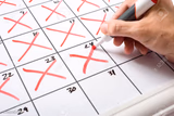 Crossing Off Calendar Days