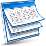 Flipping Calendar Pages