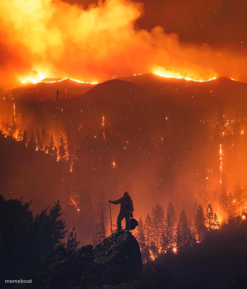 California wildfire - meme generator image preview
