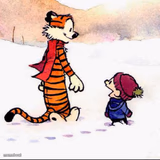 Calvin And Hobbes Walking