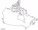 Blank Map of Canada