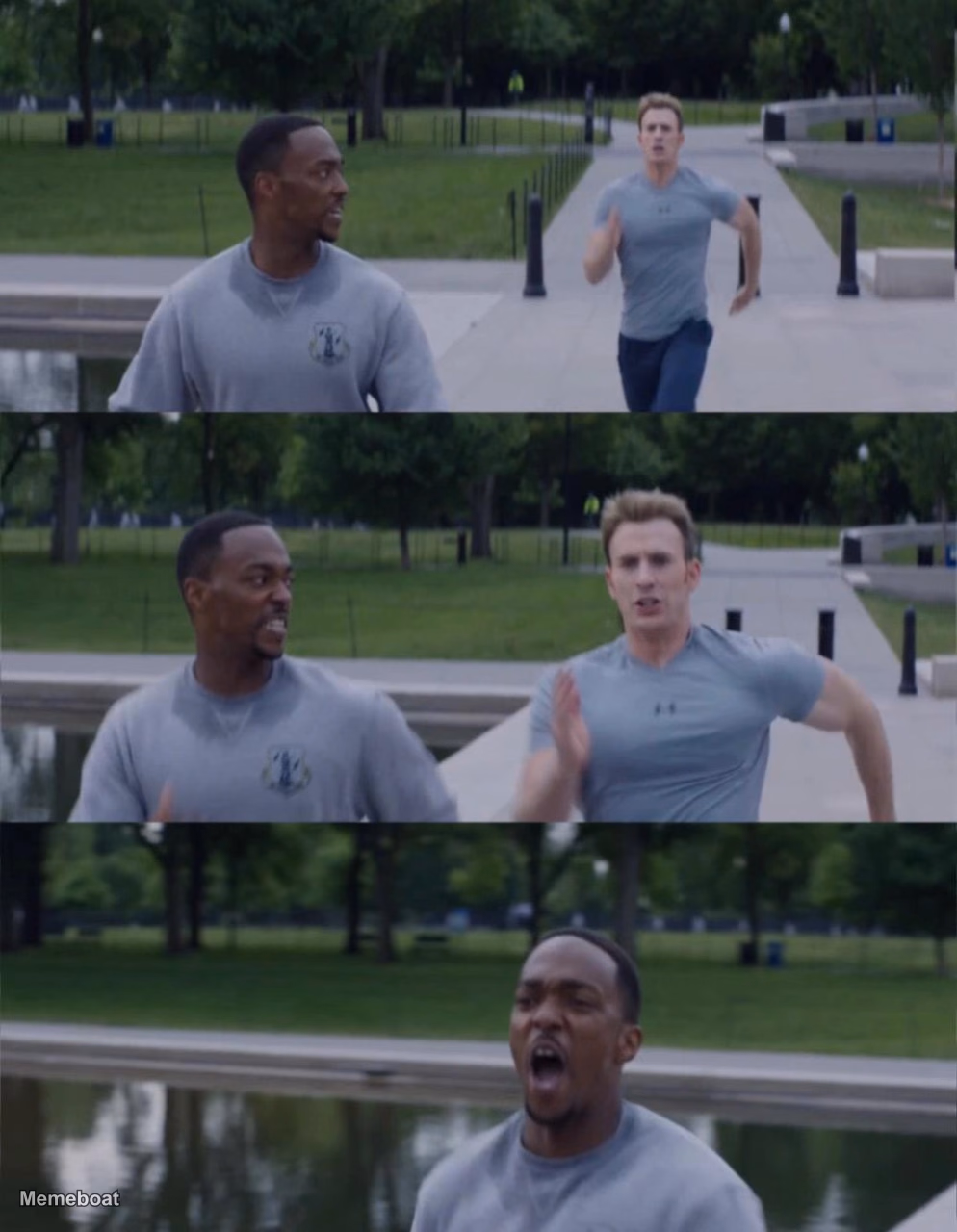 Captain America "On Your Left" - meme generator image preview