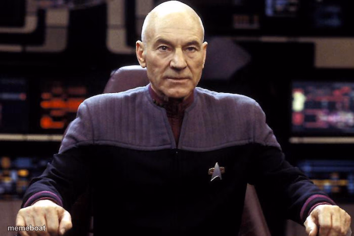 Captain Picard Damage Report - meme generator image preview